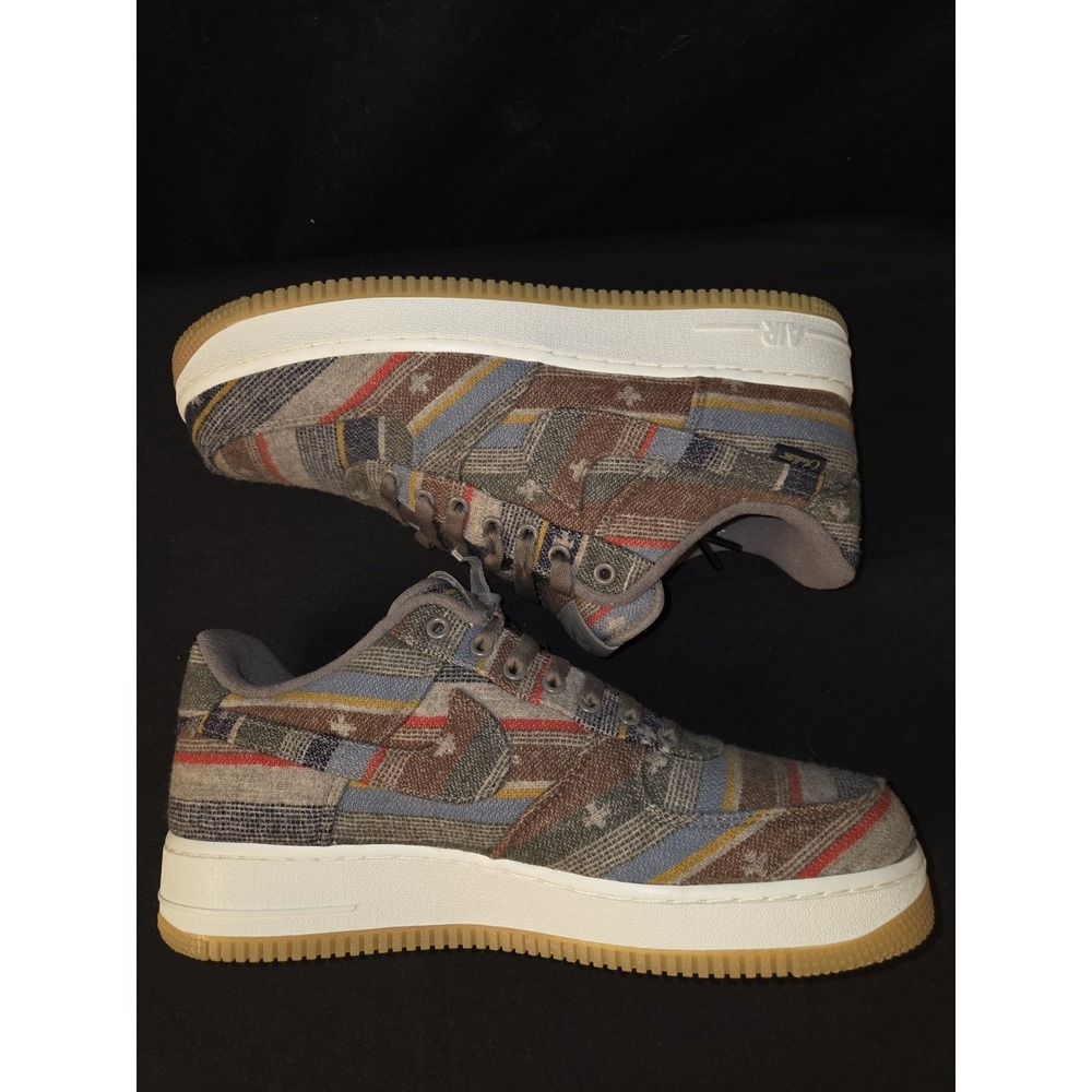 Nike Air Force 1 (low) x Pendleton Brown 2020 Mens 9 Pendelton Wool RARE! - Picture 4 of 14